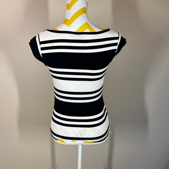 French Connection Horizontal Striped Top - Picture 4 of 6